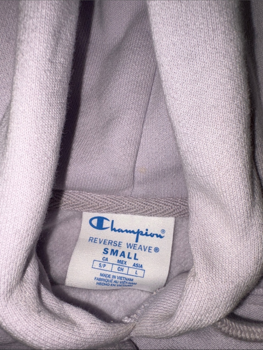Champion Men's Reverse Weave Crewneck Sweater - Light Lavender